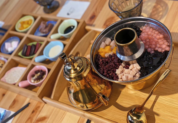 Bubble Tea Hotpot Experience for Two People - Options for Four People or Bailey's Bubble Tea