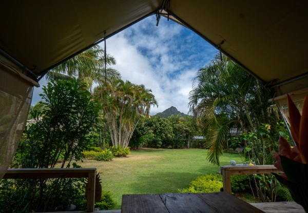 5-Night Rarotonga Stay in Tropical Polynesian Studio for Two People, incl. Daily Tropical Breakfast, Complimentary Use of Bicycles & Snorkelling Gear & Use of All Resort Facilities - Options for Luxury Safari Tent - Option up to for 7-Nights