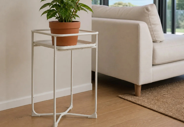 Modern Square Loft Flower Stand - Available in Two Colours