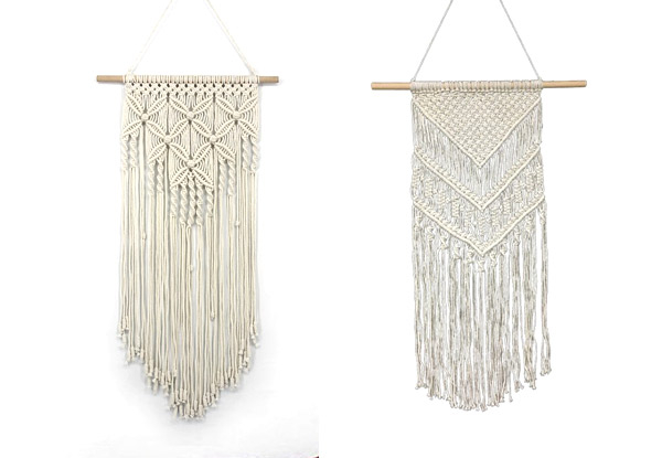 Handmade Woven Wall Hanging Art - Two Styles Available