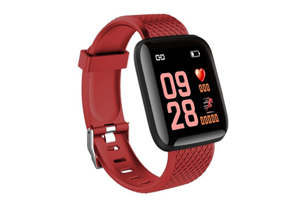 116 Plus Smart Sports Tracker Watch - Five Colours Available & Option for Two