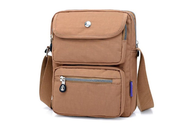 Water-Resistant Messenger Cross-Body Bag - Five Colours Available with Free Delivery