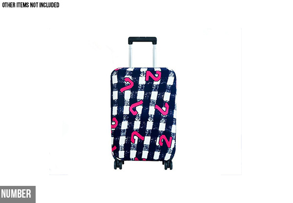 Stretchy Travel Luggage Cover - Four Sizes & Styles Available with the Option for Two