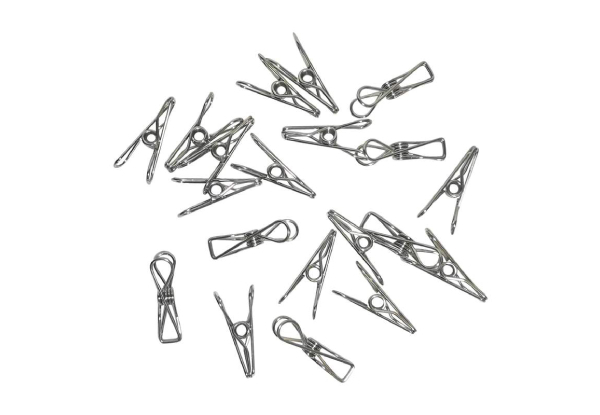 Stainless Steel Clothes Pegs - Three Grades Available & Options for 20- or 40-Pack