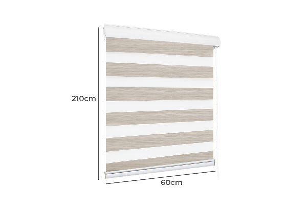 Marlow Blackout Zebra Roller Blind Curtain - Two Colours Available