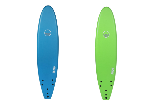 Mokau Malibu Surfboard - Two Colours & Two Sizes Available