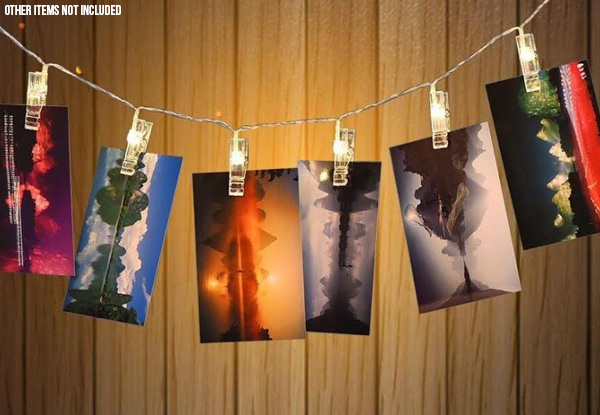 LED Clip String Lights with Free Delivery - Two Sizes & Three Colour Options Available