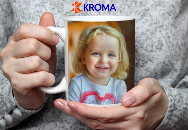 Personalised Photo Mug with Option for a Magic Wow Mug