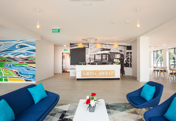 Grand Opening One Night Stay for Two in a Standard Room at The Brand New Arden Hotel, Christchurch incl. Free WiFi & Late Checkout - Options for Two Nights & Executive Room Stay