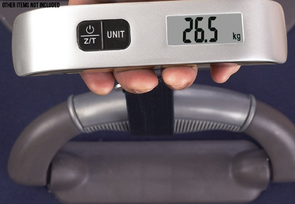 Electronic Luggage Scale with Thermometer