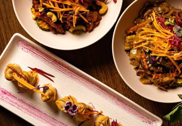 $50 Vegan Thai Lunch or Dinner Voucher For Two People - Option For Four People