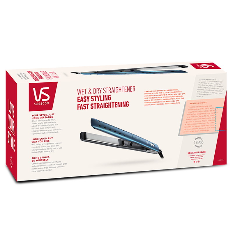 VS Sassoon Wet & Dry Straightener