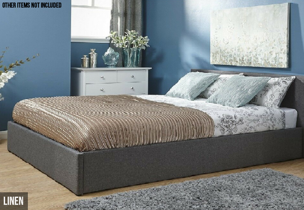 Base Storage Bed Frame - Two Materials & Two Sizes Available