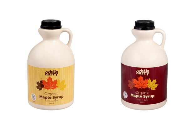 Whole Harry Maple Syrup 946ml - Two Options Available