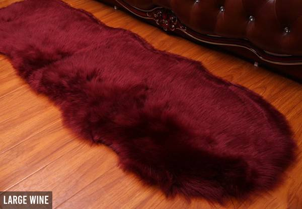 Fur Style Rug - Two Sizes & Ten Colours Available
