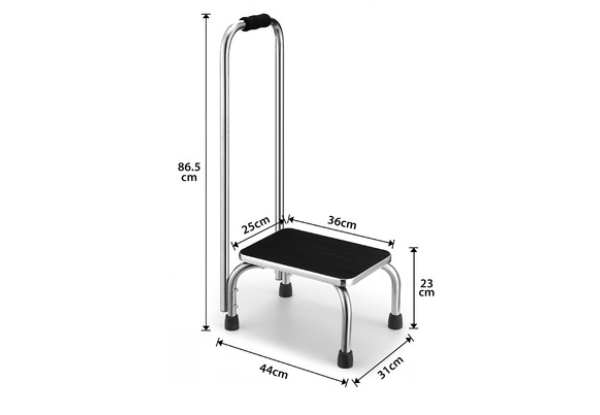 Non-Slip Stainless Step Stool with Handle