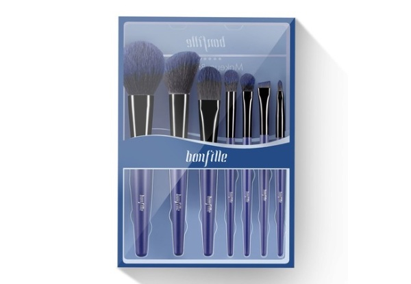 Seven-Piece Essential Makeup Brush Set