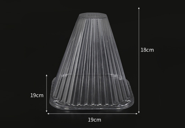 50-Pack Clear Plant Seedling Protection Cover