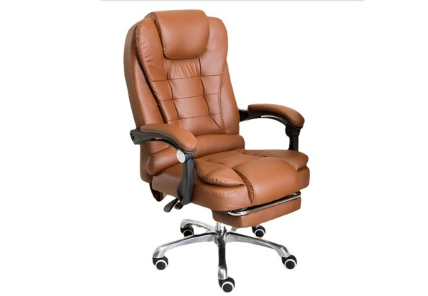 Executive Workspace Chair with Footrest - Two Colours Available