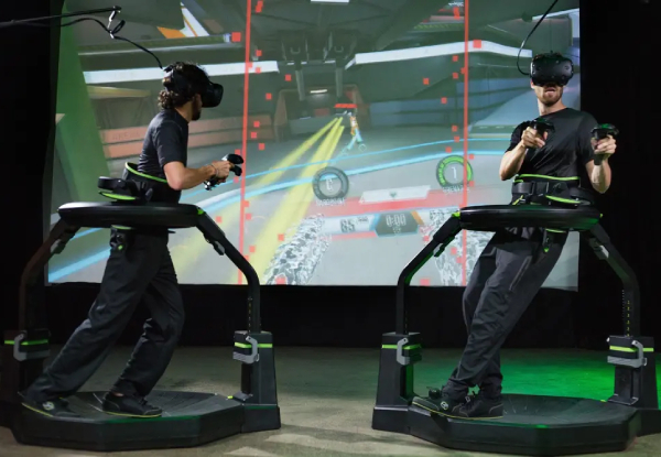 Omni VR Multiplayer at Thrillzone Takapuna $59 per person