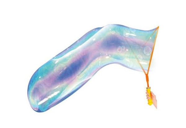 Two Packs of Giant Bubble Wands with Solution