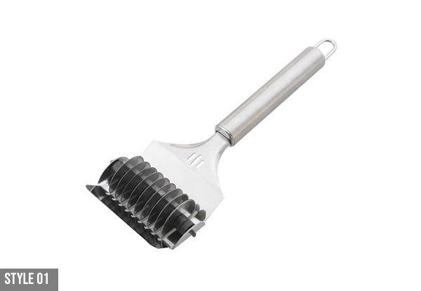 Stainless Steel Pasta Cutter - Option for Both with Two Styles & Free Delivery Available