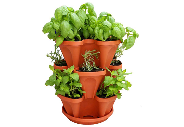 Stackable Six-Tier Herb Flower Planter - Option for Two