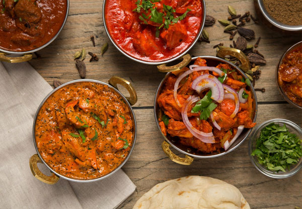$50 Indian Dining Voucher – Valid Seven Days in Four Locations