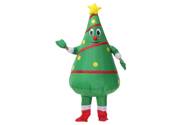 Inflatable Christmas Tree Costume for Adults
