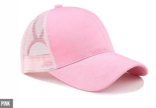 Ponytail Sports Cap - Five Colours Available  & Option for Two
