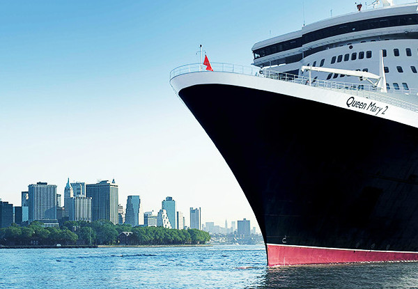 Per-Person, Twin-Share Seven-Day Cruise aboard the Queen Mary 2 from New York, USA to Southampton, UK incl. all Meals, Entertainment and Activities