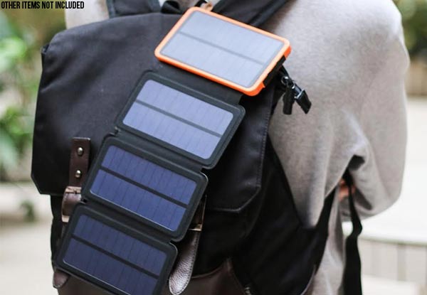 Solar Powered Foldable Charger Power Bank