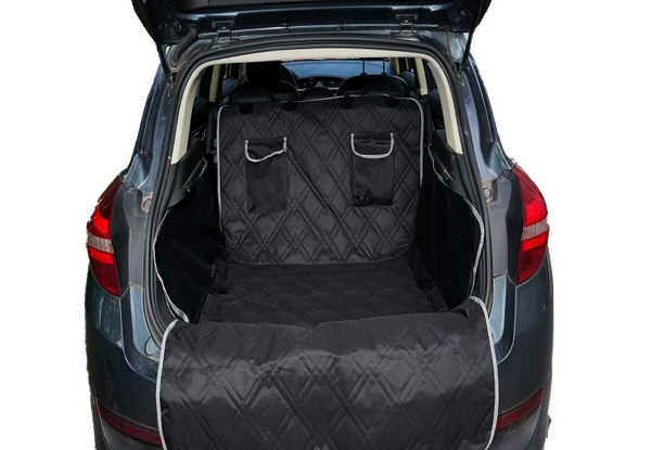 Water-Resistant Dog Trunk Seat Cover for Back Cargo Area