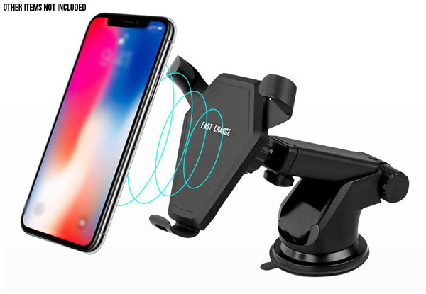 Car Phone Mount Holder incl. Wireless Charge Feature