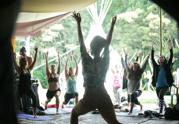 One Ticket to the 2018 NZ International Yoga Festival – From Thursday 22nd to Sunday 25th