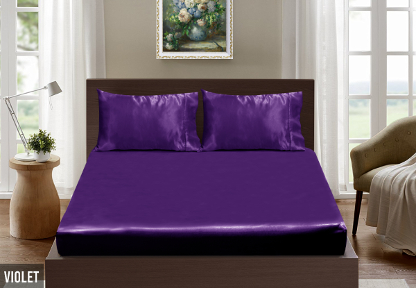 Ramesses Casablanca Fitted Sheet Combo Set - Three Sizes & Eight Colours Available