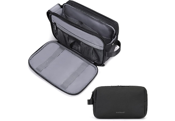 Travel Toiletry Organiser Bag - Four Colours Available