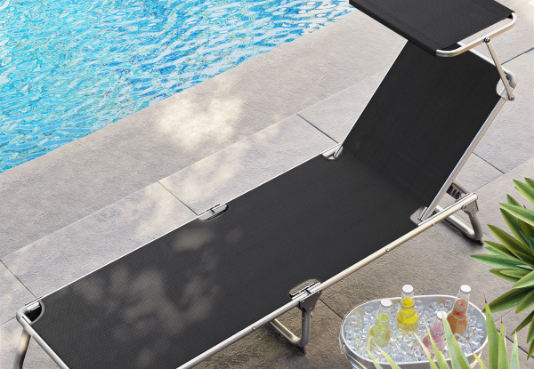 Songmics Aluminium Sun Lounger