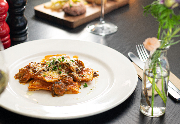 Two-Course European Dining Experience for Two People incl. House Beer or Wine - Options for Three-Course Experience for up to Eight People