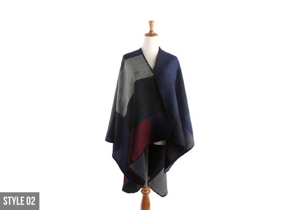 Winter Scarf Cloak - Three Styles Available with Free Delivery