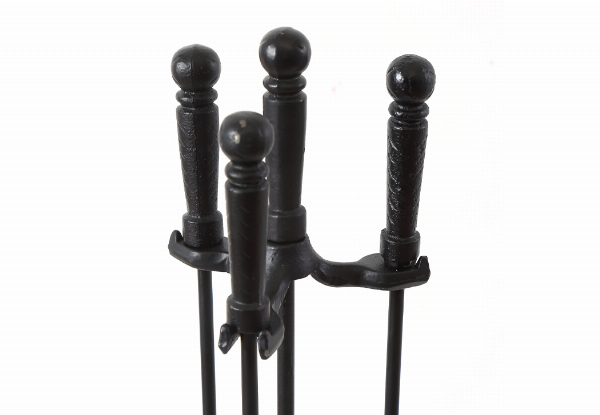 Traderight Four-Piece Fireplace Tool Set