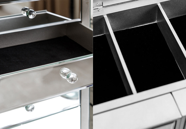 $99.99 for a Mirrored Five Drawer Jewellery Box