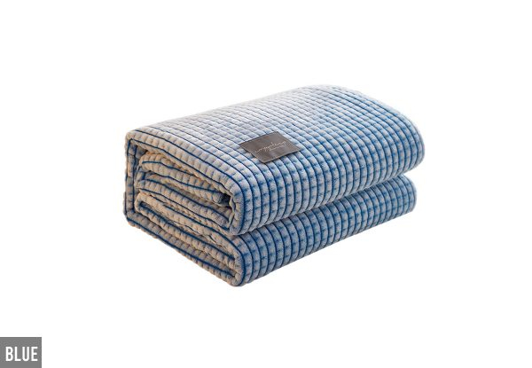 Fleece Blanket Bed Throw - Three Sizes & Three Colours Available