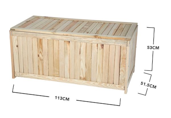 Greenzone Wooden Garden Storage Box