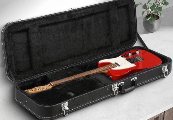 39-Inch Melodic Electric Guitar Case with Latch - Available in Two Colours & Two Styles