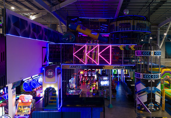 Experience Albany's Newest Indoor Playground with One Hour Playground Access & 30-Minute Arcade Card - Weekdays Only