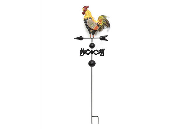 Colourful Rooster Weather Vane