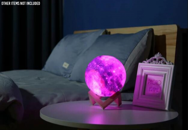 3D Space USB Moon Lamp - Four Sizes Available