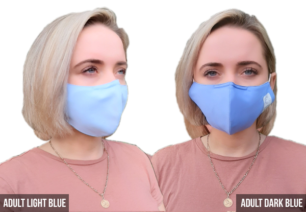 Reusable & Washable Mask - Four Colours Available & Option for Adult or Kids Size