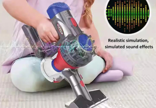 Three-in-One Kids Vacuum Cleaner Toy Set